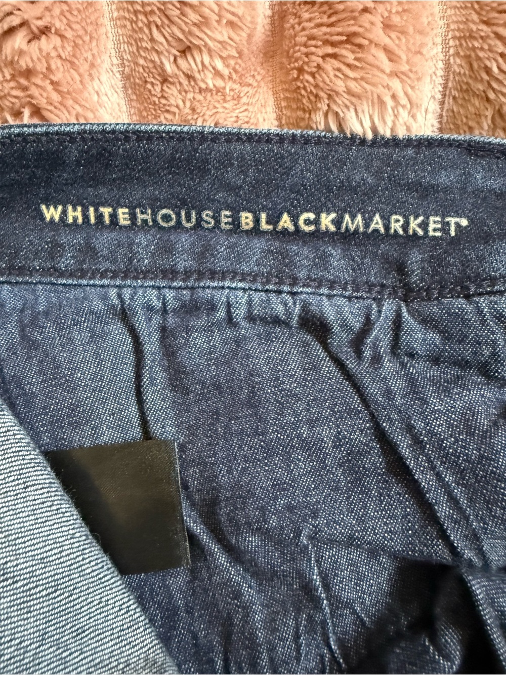 White House Black Market Women's Skinny Jeans - Dark Blue